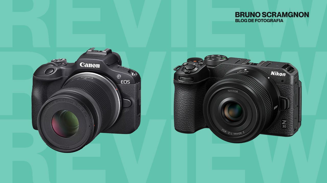 Canonカメラ＋NIKKOR Canon R100 ou Nikon Z30: Qual a Melhor Câmera para Iniciantes?
